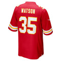 Davalo KC.Chiefs #35 Jaylen Watson Red Game Player Jersey