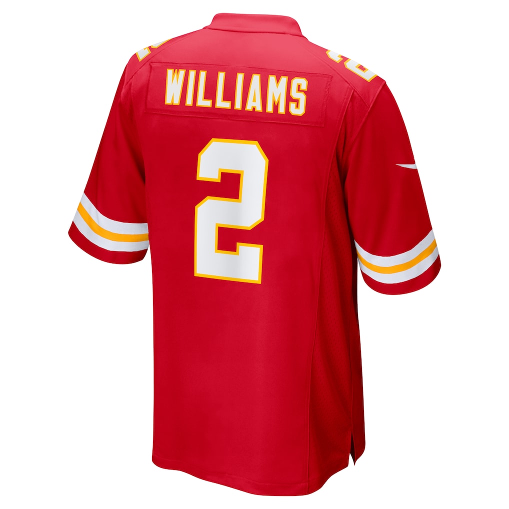 Davalo KC.Chiefs #2 Joshua Williams Red Game Jersey