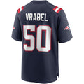 Davalo NE.Patriots #50 Mike Vrabel Navy Game Retired Player Jersey