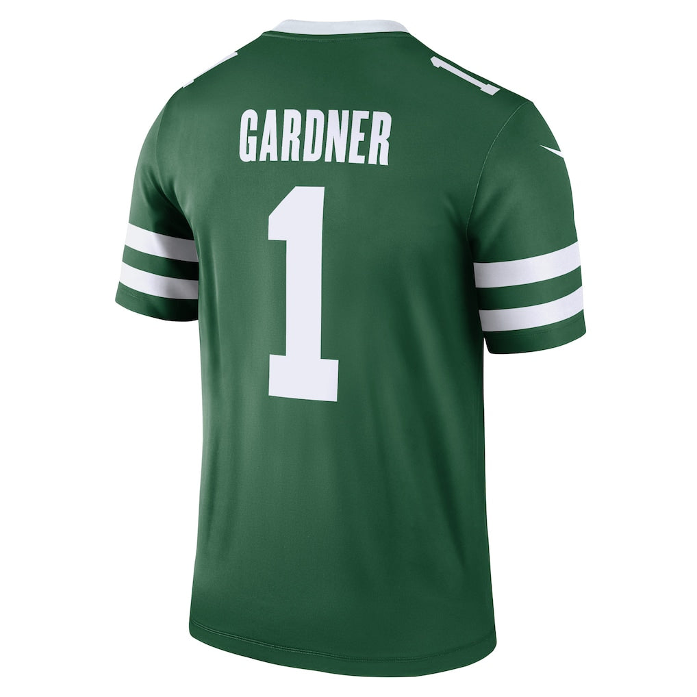 Davalo NY.Jets #1 Ahmad Sauce Gardner Green Legend Player Performance Top Jersey