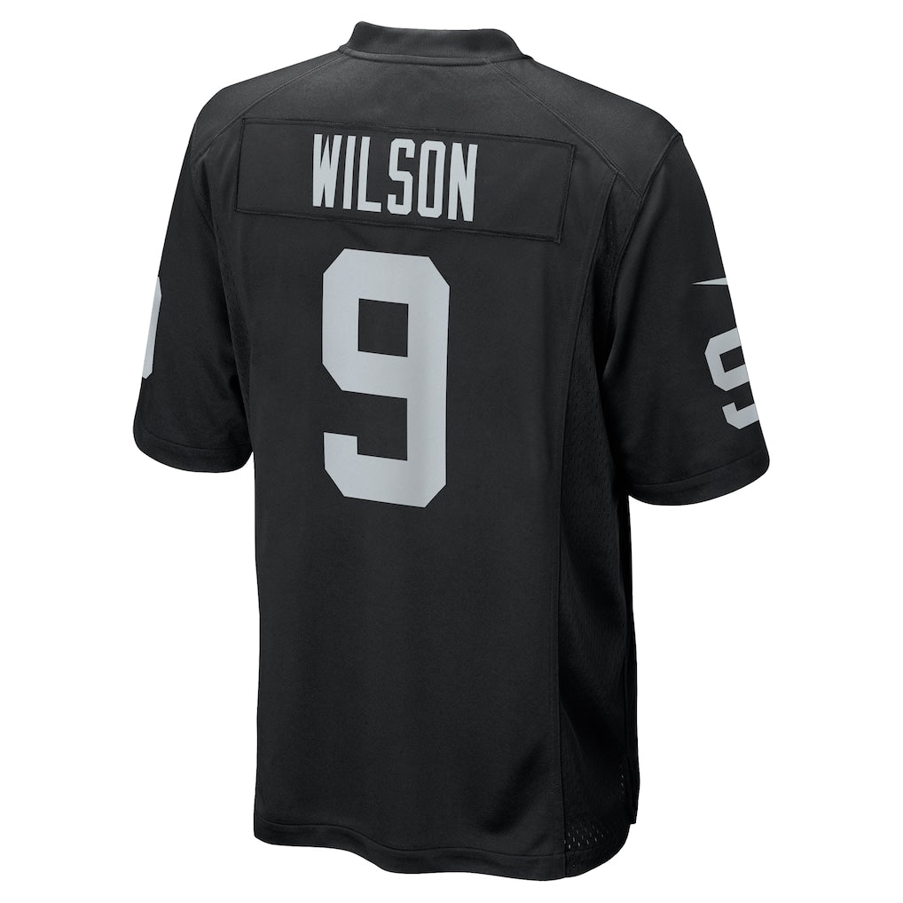 Davalo LV.Raiders #9 Tyree Wilson Black Game Jersey