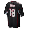 Davalo A.Cardinals #18 A.J. Green Black Game Jersey