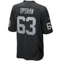 Davalo LV.Raiders #63 Gene Upshaw Black Game Retired Player Jersey