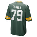 Davalo GB.Packers #79 Travis Glover Green Game Jersey