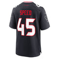 Davalo H.Texans #45 E.J. Speed Navy Team Game Jersey