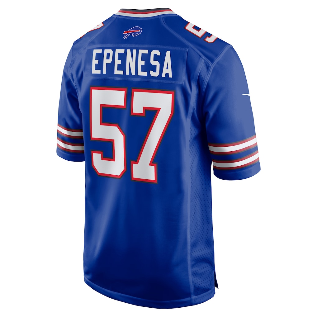 Davalo B.Bills #57 A.J. Epenesa Royal Game Player Jersey