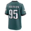 Davalo P.Eagles #95 Ty Robinson Midnight Green Team Game Jersey