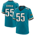 Davalo J.Jaguars #55 Chuma Edoga Teal Game Jersey