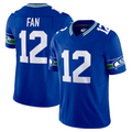 Davalo #12 12th Fan Player S.Seahawks Royal Vapor F.U.S.E. Limited Stitched Jerseys