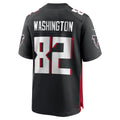 Davalo A.Falcons #82 Casey Washington Black Team Game Jersey