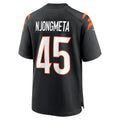 Davalo C.Bengals #45 Maema Njongmeta Black Team Game Jersey