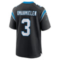 Davalo C.Panthers #3 Princely Umanmielen Black Team Game Jersey