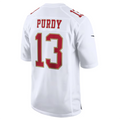 Davalo #13 Brock Purdy Player SF.49ers Tundra White Fashion Game Stitched Jersey