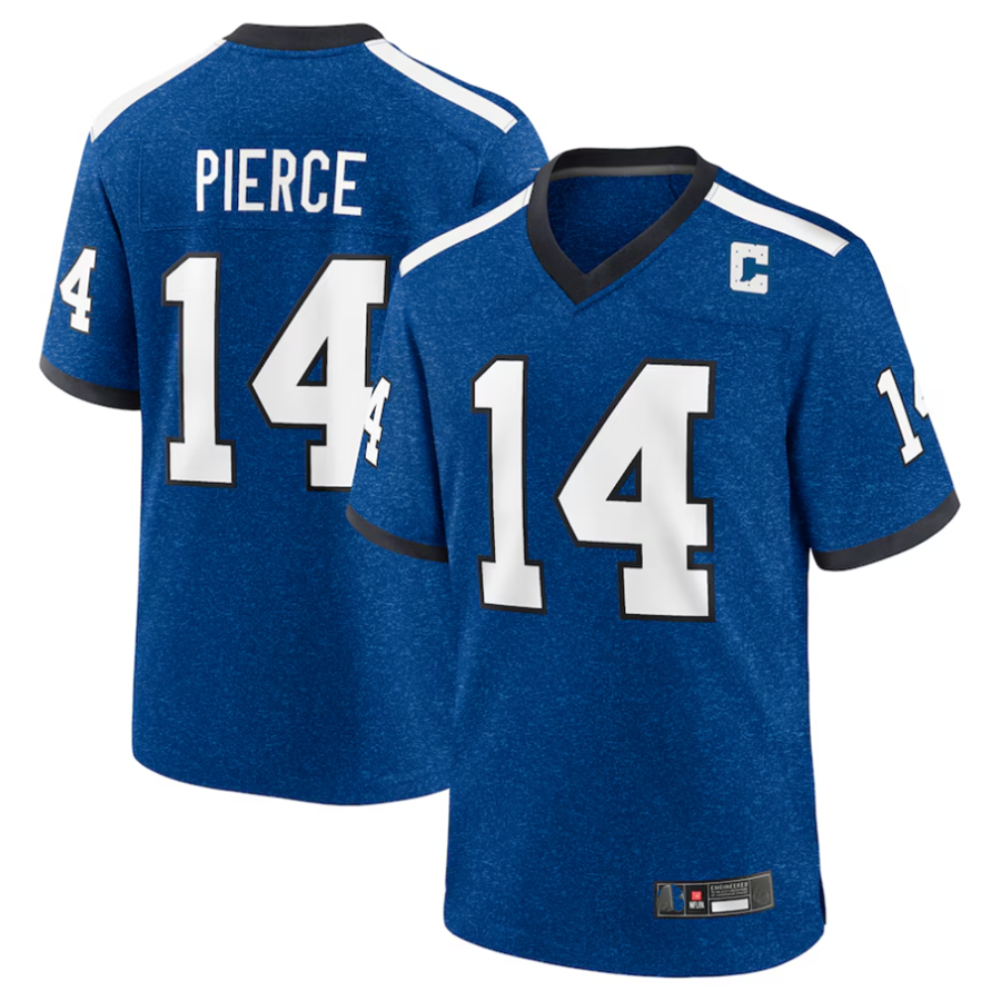 Davalo #14 Alec Pierce Player IN.Colts Indiana Nights Alternate Game Stitched Jerseys - Royal