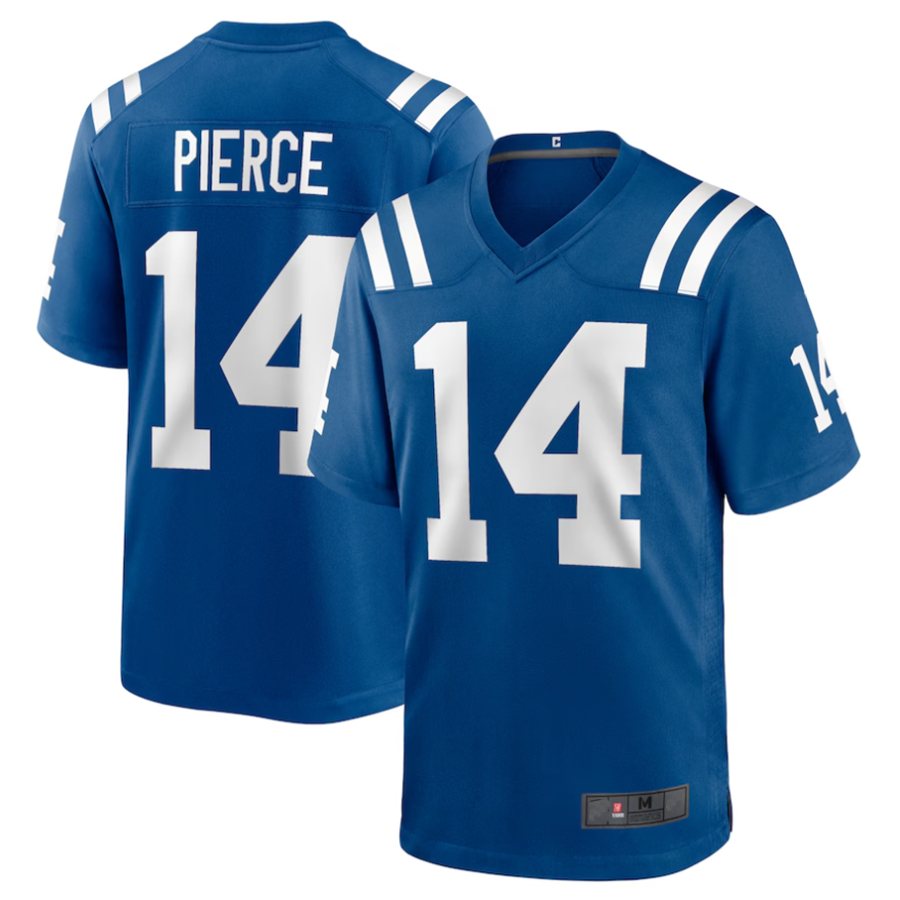 Davalo #14 Alec Pierce Player IN.Colts Player Game Stitched Jerseys - Royal
