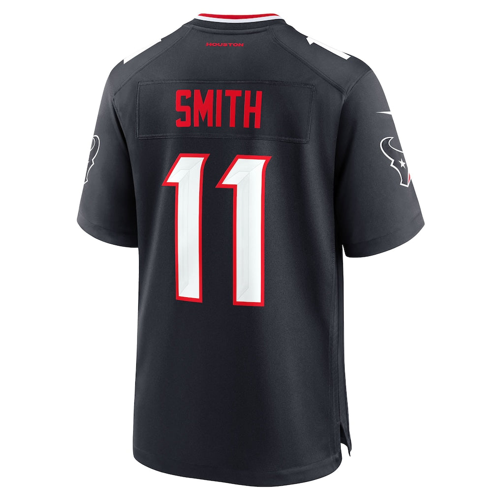 Davalo H.Texans #11 Tremon Smith Navy Team Game Jersey