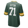 Davalo GB.Packers #71 Josh Sitton Green Game Jersey