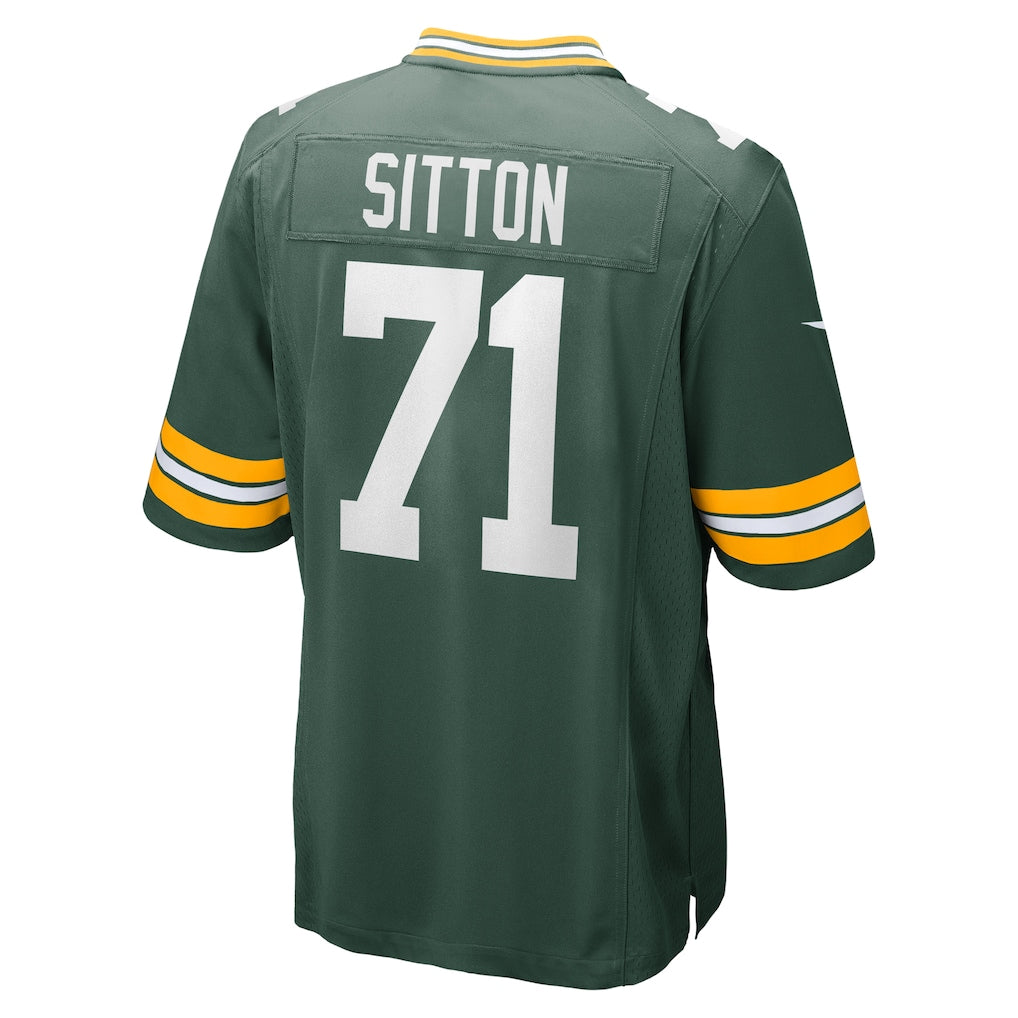 Davalo GB.Packers #71 Josh Sitton Green Game Jersey