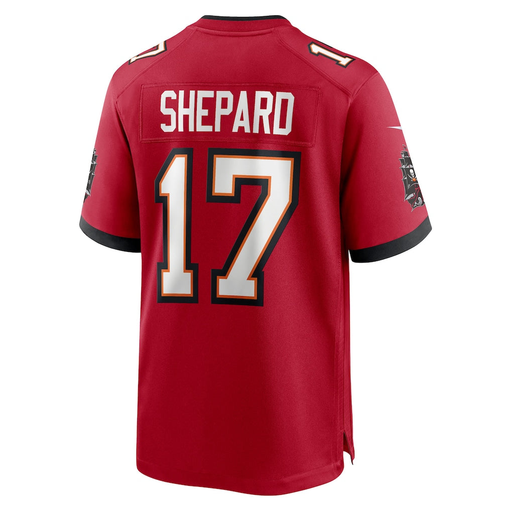 Davalo TB.Buccaneers #17 Sterling Shepard Red Team Game Jersey
