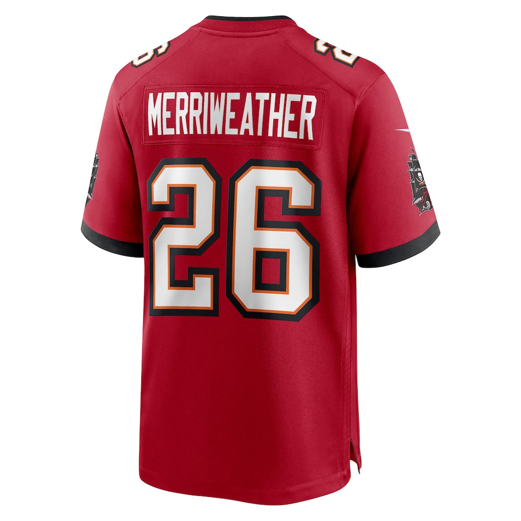Davalo TB.Buccaneers #26 Kaevon Merriweather Red Game Jersey