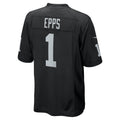 Davalo LV.Raiders #1 Marcus Epps Black Game Player Jersey