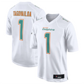 Davalo #1 Tua Tagovailoa Player M.Dolphins White Fashion Game Stitched Jerseys