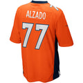 Davalo D.Broncos #77 Lyle Alzado Orange Game Retired Player Jersey