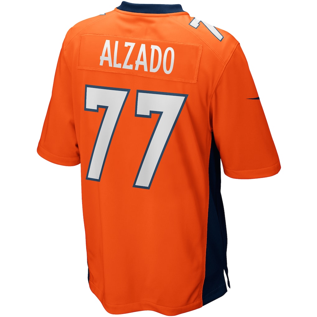 Davalo D.Broncos #77 Lyle Alzado Orange Game Retired Player Jersey