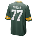 Davalo GB.Packers #77 Jordan Morgan Green Game Jersey