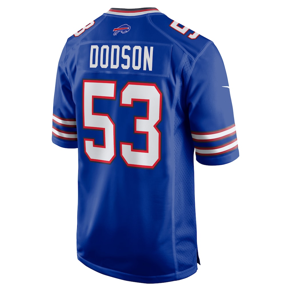 Davalo B.Bills #53 Tyrel Dodson Royal Team Game Jersey