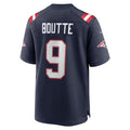 Davalo NE.Patriots #9 Kayshon Boutte Navy Game Jersey