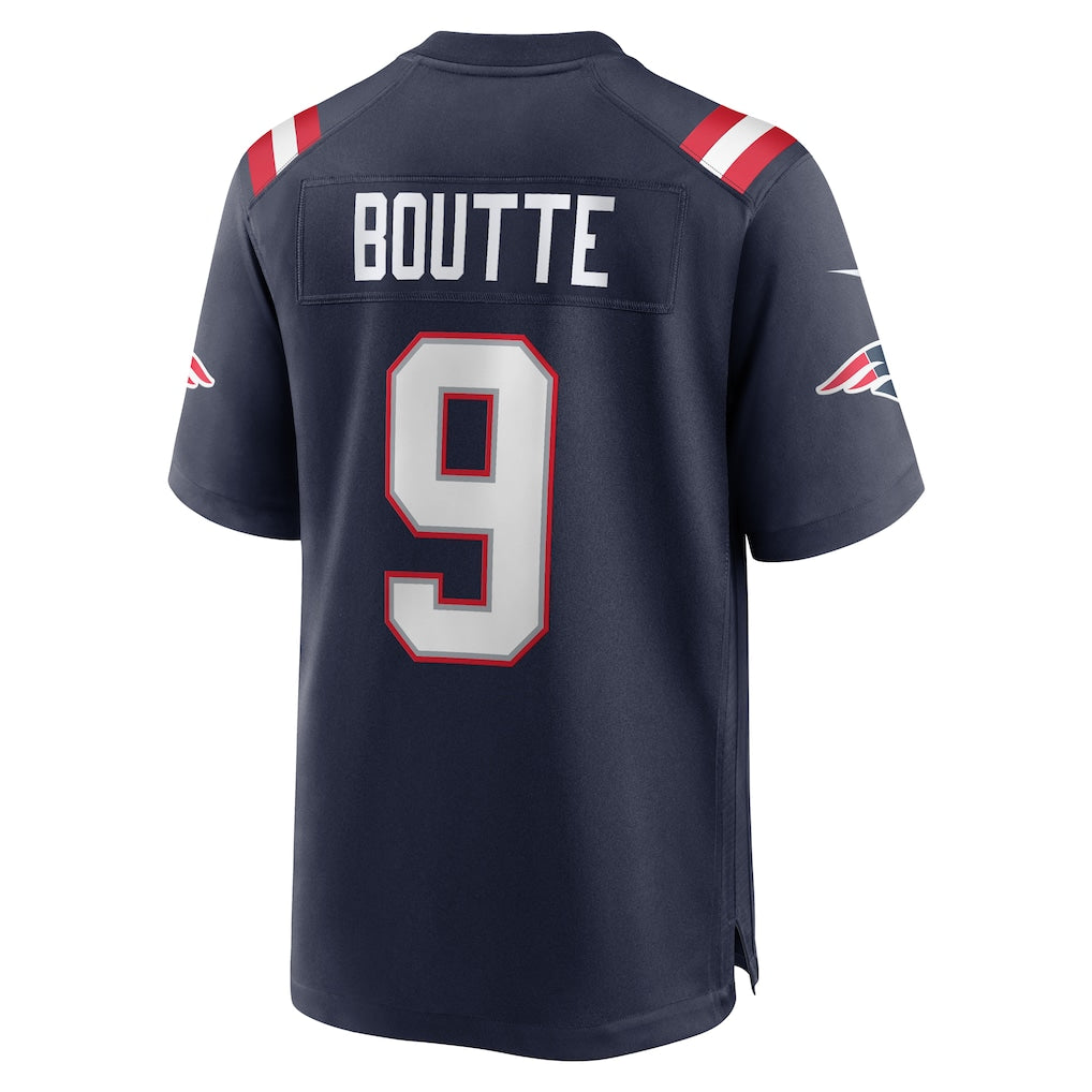 Davalo NE.Patriots #9 Kayshon Boutte Navy Game Jersey