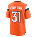 Davalo D.Broncos #31 Kris Abrams-Draine Orange Team Game Jersey