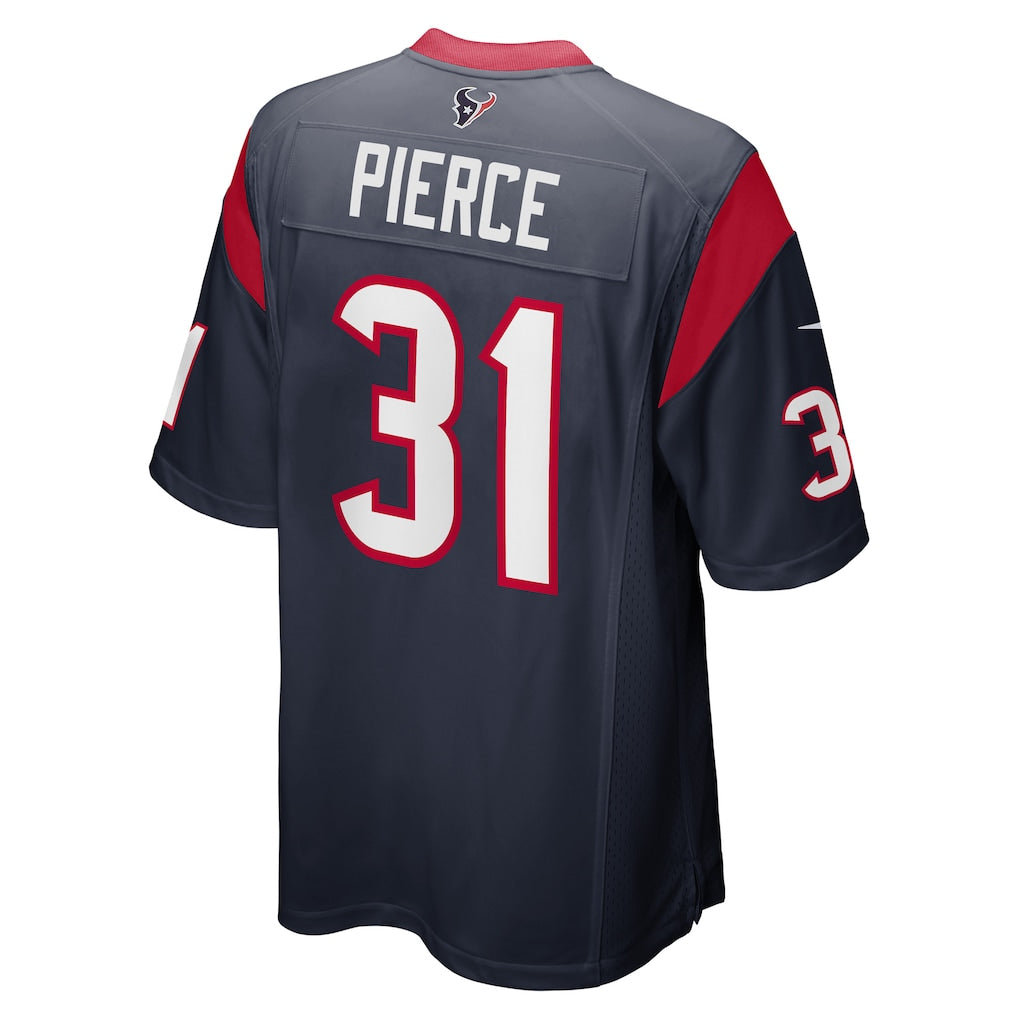 Davalo H.Texans #31 Dameon Pierce Navy Game Player Jersey