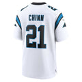Davalo C.Panthers #21 Jeremy Chinn White Game Jersey
