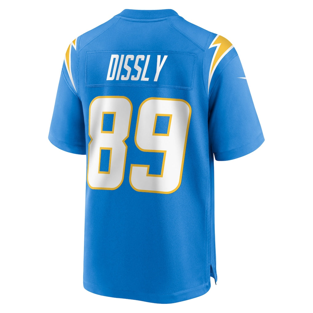 Davalo LA.Chargers #89 Will Dissly Powder Blue Team Game Jersey