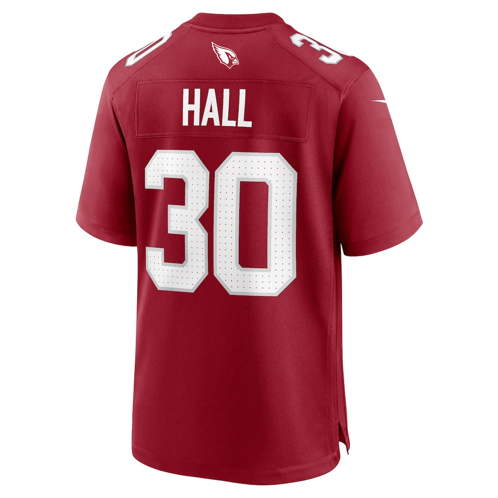 Davalo A.Cardinals #30 Darren Hall Cardinal Team Game Jersey