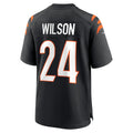 Davalo C.Bengals #24 Marco Wilson Black Team Game Jersey
