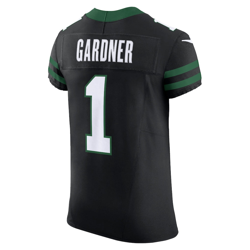 Davalo NY.Jets #1 Ahmad Sauce Gardner Black Vapor F.U.S.E. Elite Jersey