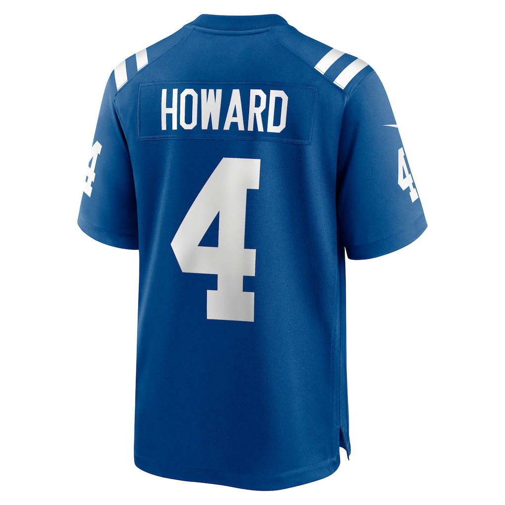 Davalo IN.Colts #4 Xavien Howard Royal Team Game Jersey