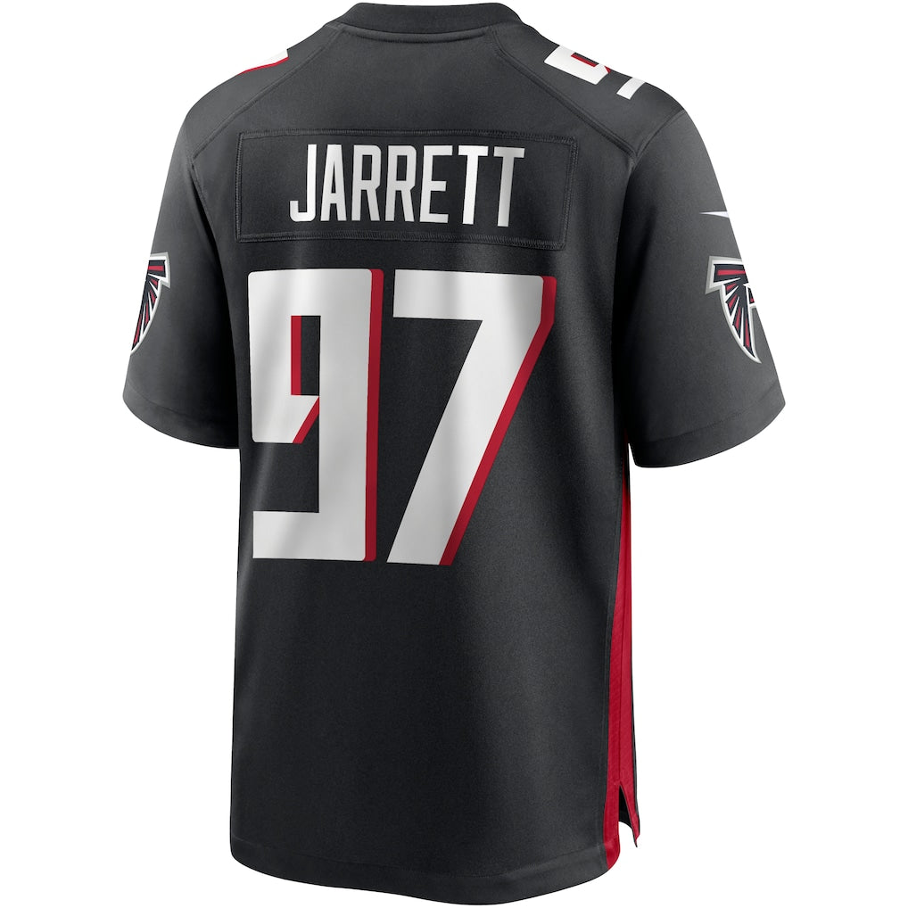 Davalo A.Falcons #97 Grady Jarrett Black Team Game Jersey