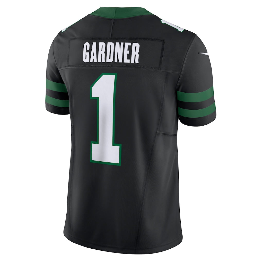 Davalo NY.Jets #1 Ahmad Sauce Gardner Legacy Black Alternate Vapor F.U.S.E. Limited Jersey