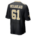 Davalo NO.Saints #61 Drew Desjarlais Black Game Player Jersey