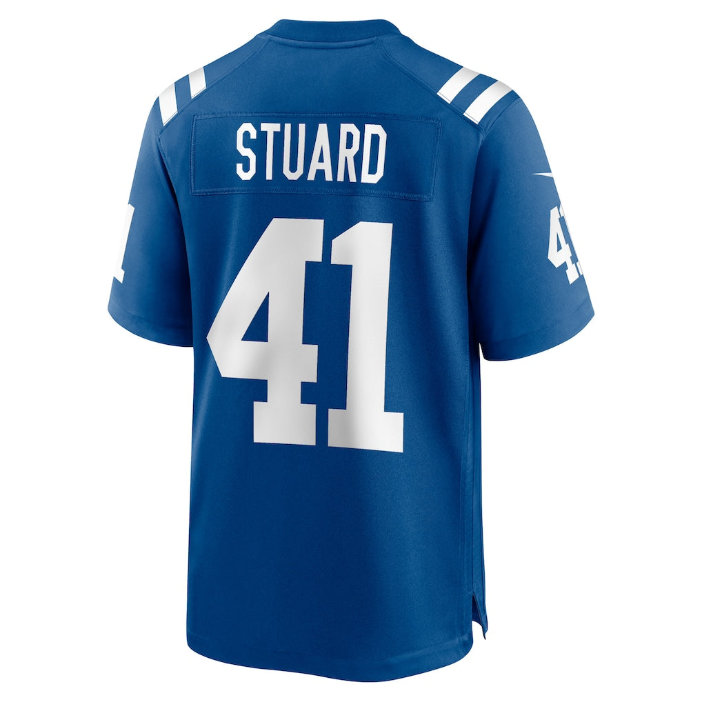 Davalo IN.Colts #41 Grant Stuard Royal Game Player Jersey