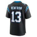 Davalo C.Panthers #13 Hunter Renfrow Black Team Game Jersey