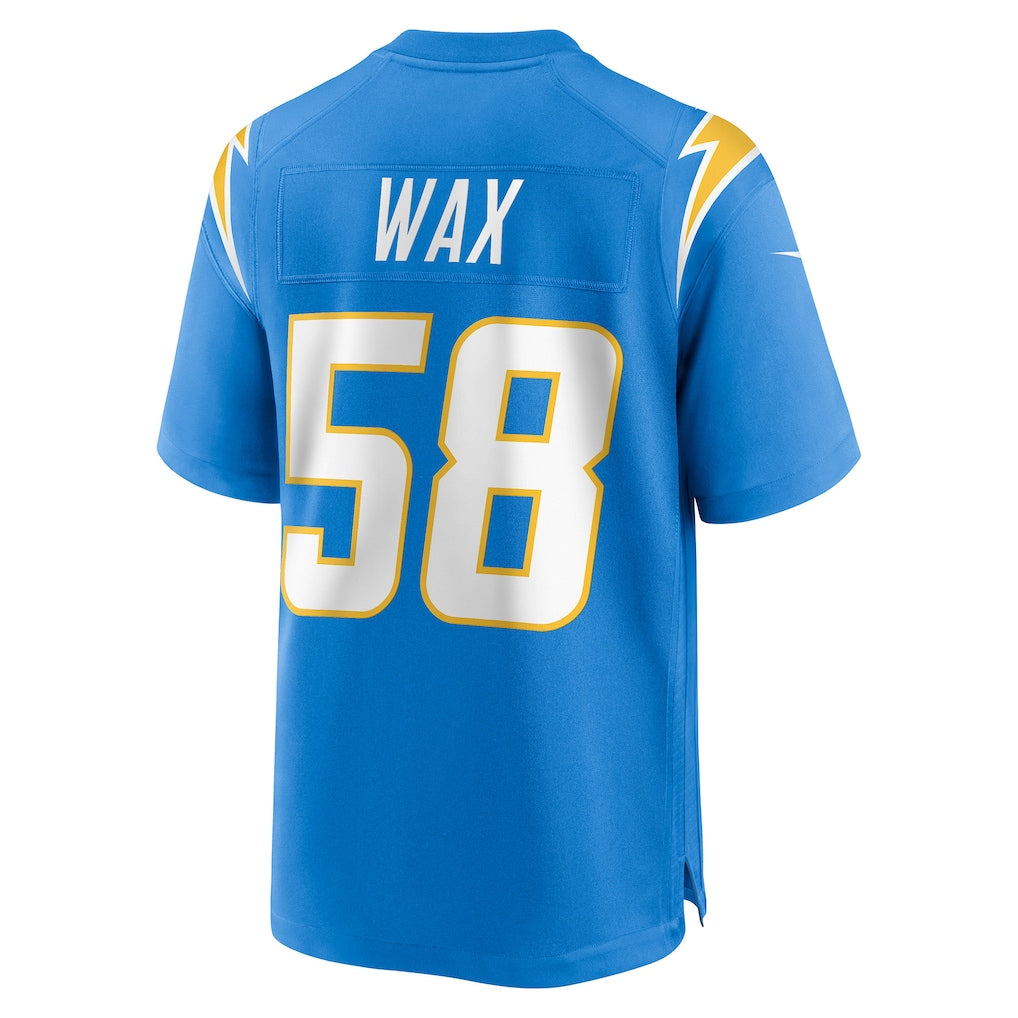 Davalo LA.Chargers #58 Marlowe Wax Powder Blue Team Game Jersey