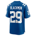 Davalo IN.Colts #29 Mekhi Blackmon Royal Team Game Jersey
