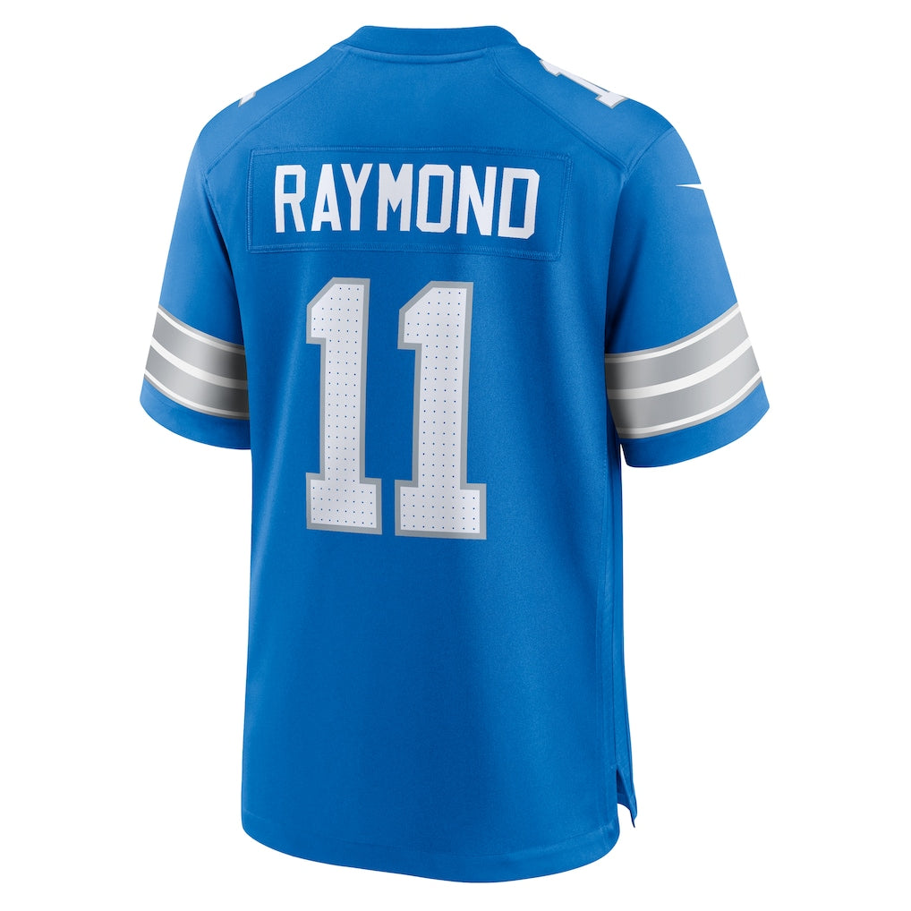 Davalo D.Lions #11 Kalif Raymond Blue Team Game Jersey