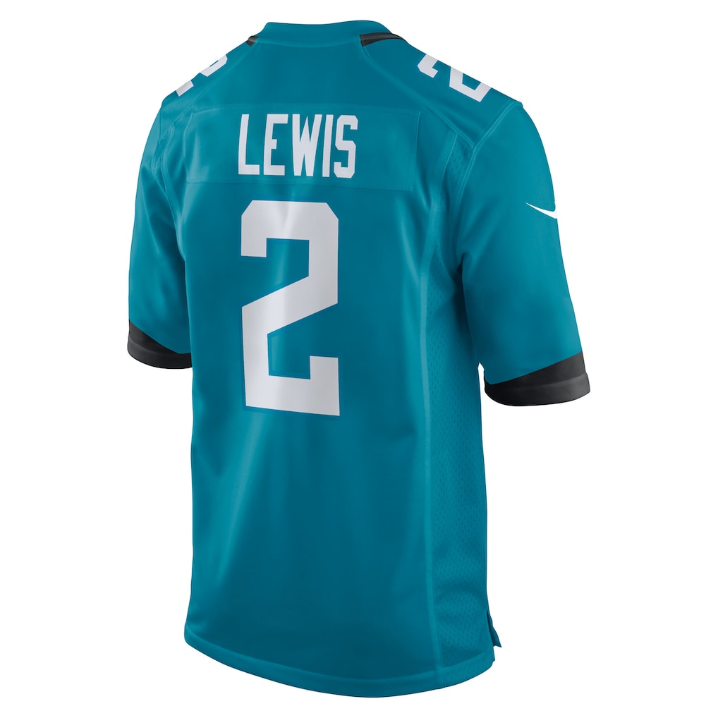 Davalo J.Jaguars #2 Jourdan Lewis Teal Team Game Jersey