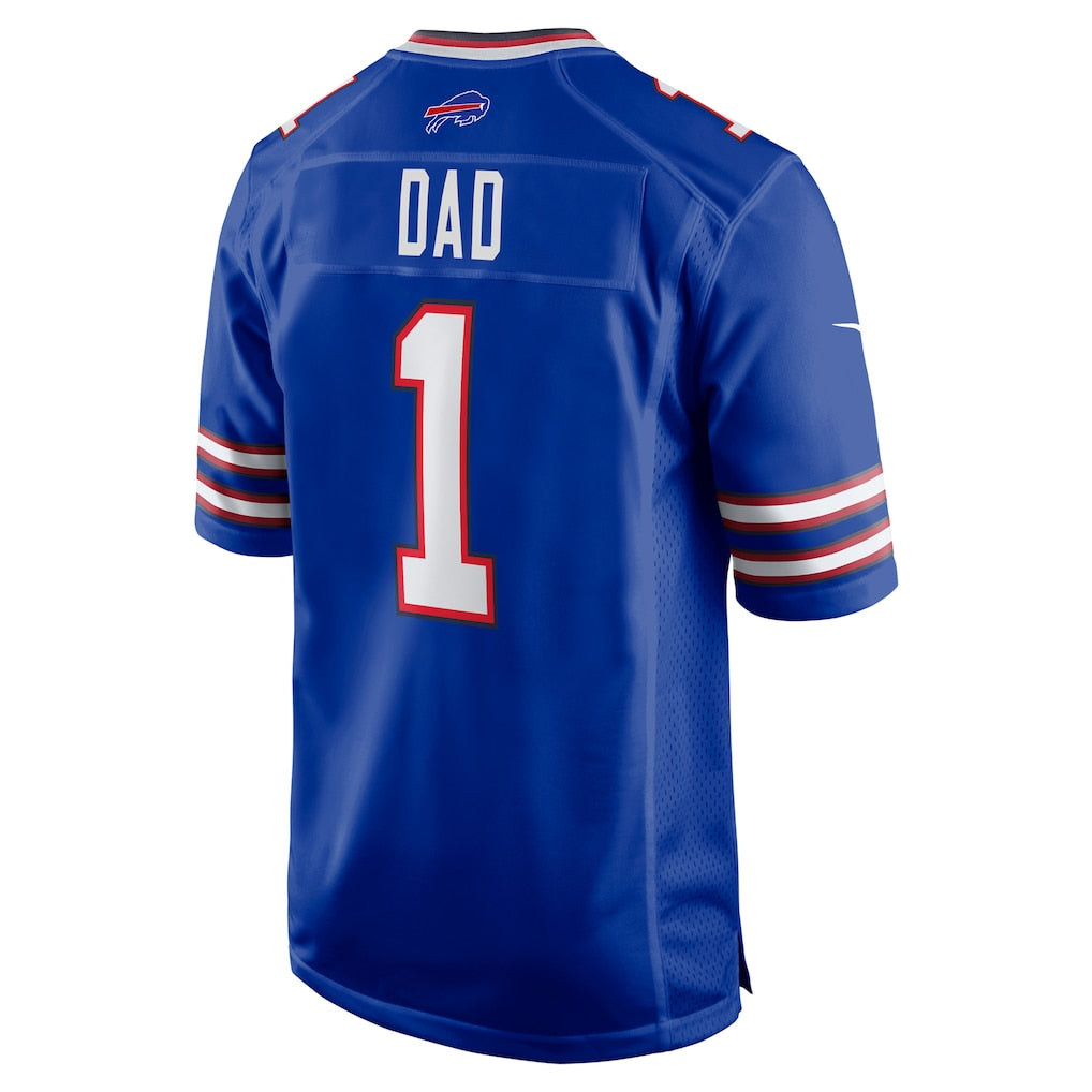 Davalo B.Bills #1 Dad Royal Game Jersey